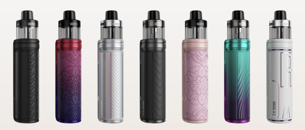 La nueva plataforma PnP X aplicada en el DRAG X2 le impresionará por su excelente rendimiento detrás de este dispositivo compacto. Disfrute de su viaje de vapeo alegre y limpio: vapee 100 ml de e-líquido sin que el sabor se desvanezca ni se queme la bobina.